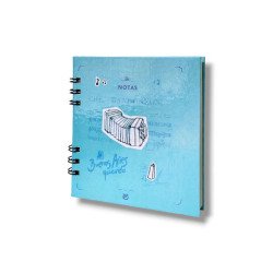 CUADERNO CUADRADO CHICO TAPA DURA...