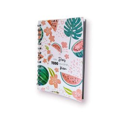 CUADERNO A5 ANILLADO TAPA FLEXIBLE...
