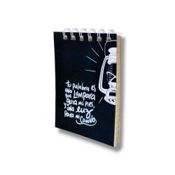 ANOTADOR ANILLADO MEDIANO S.F. TAPA...