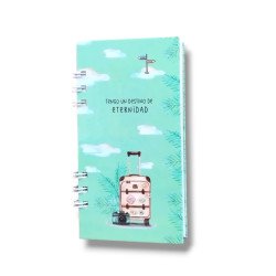 CUADERNO POCKET TAPA DURA  SF 17 X 9...