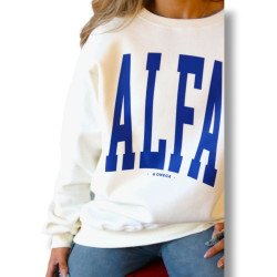 BUZO XL. ALFA & OMEGA. AZUL. CARPI