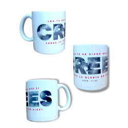 TAZA  DE CERAMICA  -CREES-JDC.