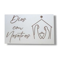 CUADRO NAVIDEÑO DIOS CON NOSOTROS. 22...